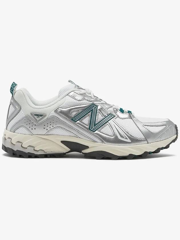 610 Low Top Sneakers Metallic Silver Green - NEW BALANCE - BALAAN 2