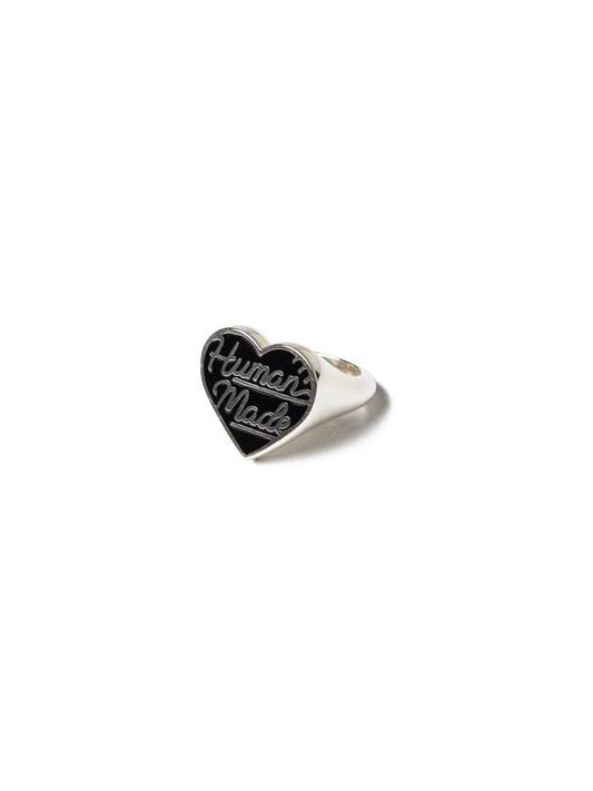 Heart Silver Black Ring HM27GD064 - HUMAN MADE - BALAAN 2