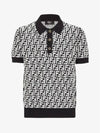 FF Motif Wool Polo Shirt Black - FENDI - BALAAN 2