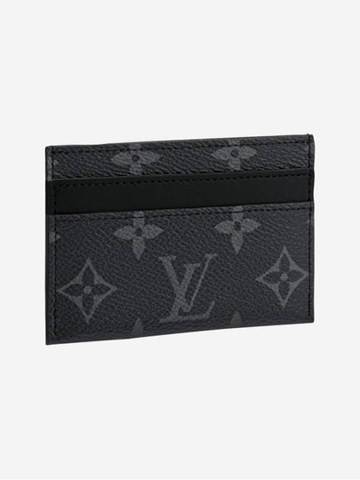 Monogram Eclipse Double Card Wallet Black - LOUIS VUITTON - BALAAN 2