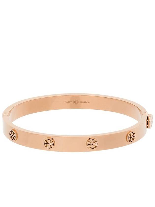 Miller Hinged Stud Bangle Bracelet Rose - TORY BURCH - BALAAN 3