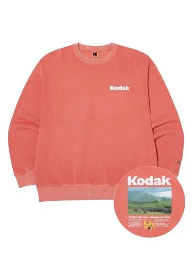 KODAK Scenery Pigment Sweatshirt PINK - KODO - BALAAN 1