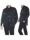 Men's International Original Wax Belt Jacket Navy - BARBOUR - BALAAN 2