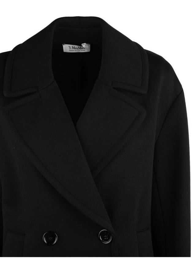 Max Mara Black Scuba Jersey Caban - MAX MARA - BALAAN 3