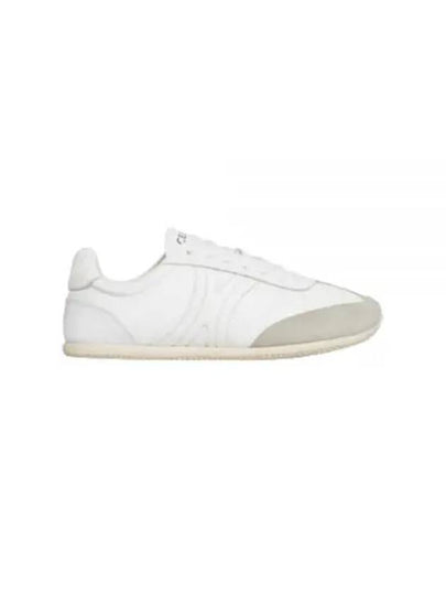 JoGGer Lace Up Low Top Sneakers White - CELINE - BALAAN 2