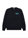 Crew Neck Sweatshirt Black - SPORTY & RICH - BALAAN 1