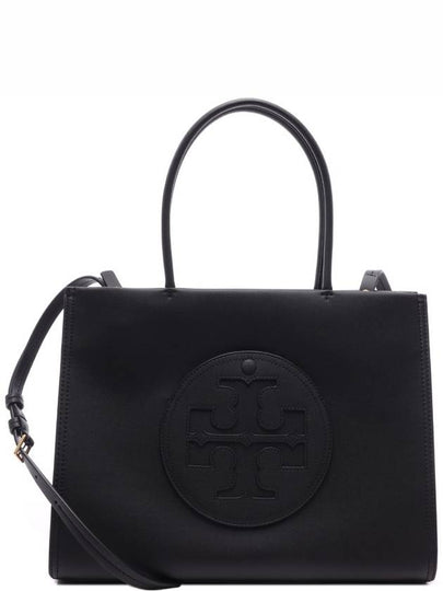 Ella Eco Small Tote Bag Black - TORY BURCH - BALAAN 2