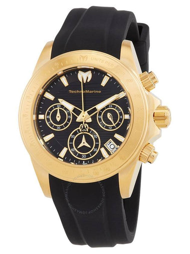 Technomarine Manta Chronograph Quartz Black Dial Ladies Watch TM-219042 - TECHNOMARINE - BALAAN 1