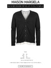 Stitched V-Neck Lining Cardigan Black - MAISON MARGIELA - BALAAN 3