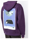 OAMC Men s Purple Backprint Hooded T shirt 22A28OAJ20 538 - OAMC - BALAAN 3