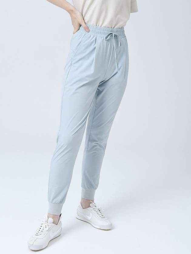 Air Cool Waist Banding String Soft Blue Slim Fit Jogger Pants DO3242JOPT005 - DOYOUKNOWMC GOLF WEAR - BALAAN 3