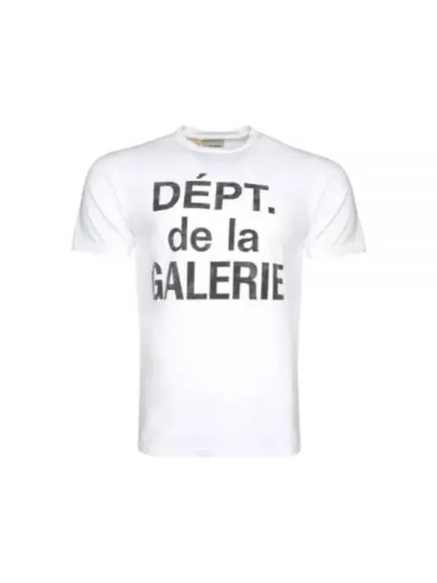 24 DDLG 1030 WHTE logo t shirt - GALLERY DEPT. - BALAAN 1