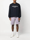 Marina Oversized Cotton Sweatshirt Navy - STONE ISLAND - BALAAN 3