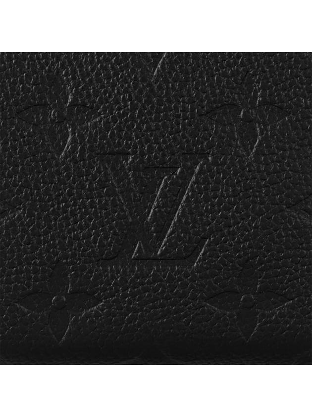 Lisa Monogram Zipper Leather Card Wallet Black - LOUIS VUITTON - BALAAN 7