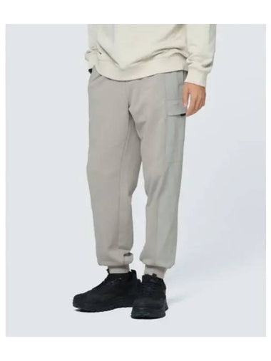 Woven Mix Jogger Pants Beige Gray S24FMFFP24 - SNOW PEAK - BALAAN 1