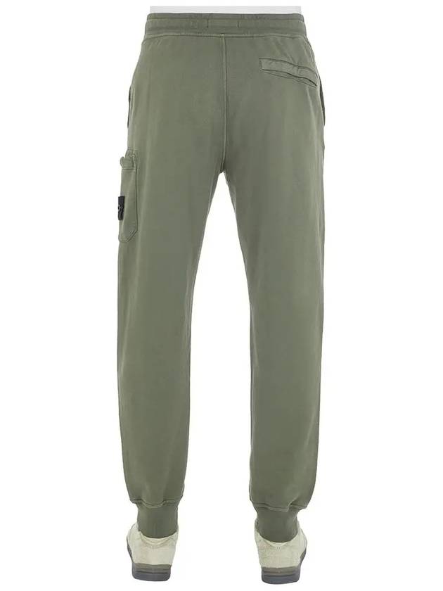 Compass Patch Cotton Track Pants Dark Green - STONE ISLAND - BALAAN 3