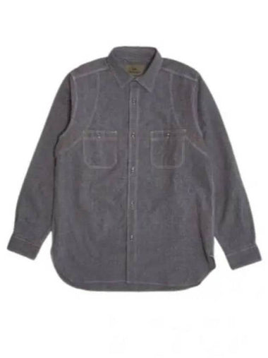 Long Sleeve Shirt 80490010051121 Charcoal - NIGEL CABOURN - BALAAN 1