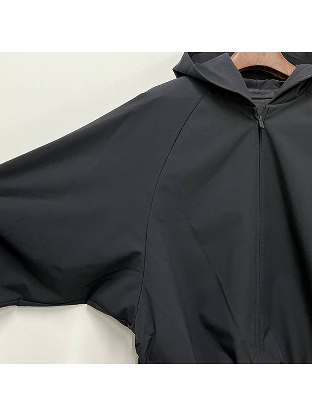 Back Logo Bonded Nylon Hooded Jacket Black 202BT244880F - FEAR OF GOD ESSENTIALS - BALAAN 7