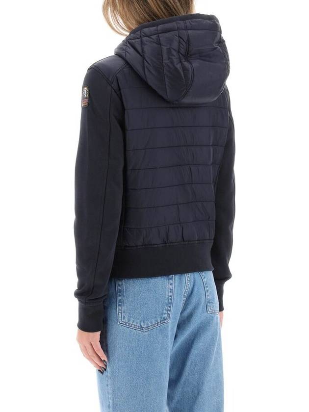 Women's Caelie Hybrid Hooded Padding Navy - PARAJUMPERS - BALAAN 5