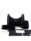 Black Tesuto Re Edition Multi Hobo Bag 1BH204 - PRADA - BALAAN 1