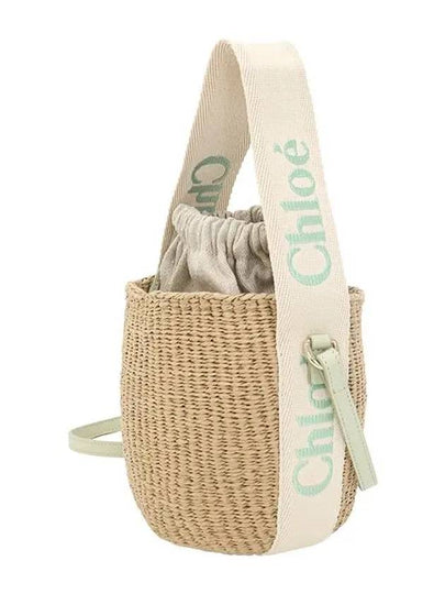 Small Woody Logo Bucket Bag Beige - CHLOE - BALAAN 2