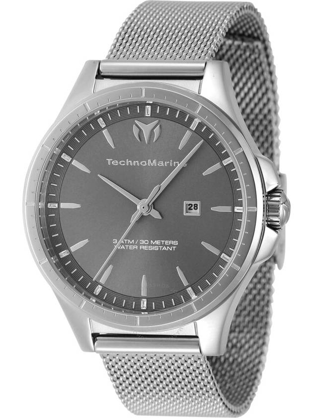 Technomarine MoonSun Date Quartz Charcoal Dial Ladies Watch TM-822033 - TECHNOMARINE - BALAAN 1