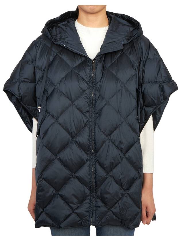 Treman Padded Cape Navy - MAX MARA - BALAAN 3