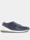 Suede Low Top Sneakers Blue - BRUNELLO CUCINELLI - BALAAN 2