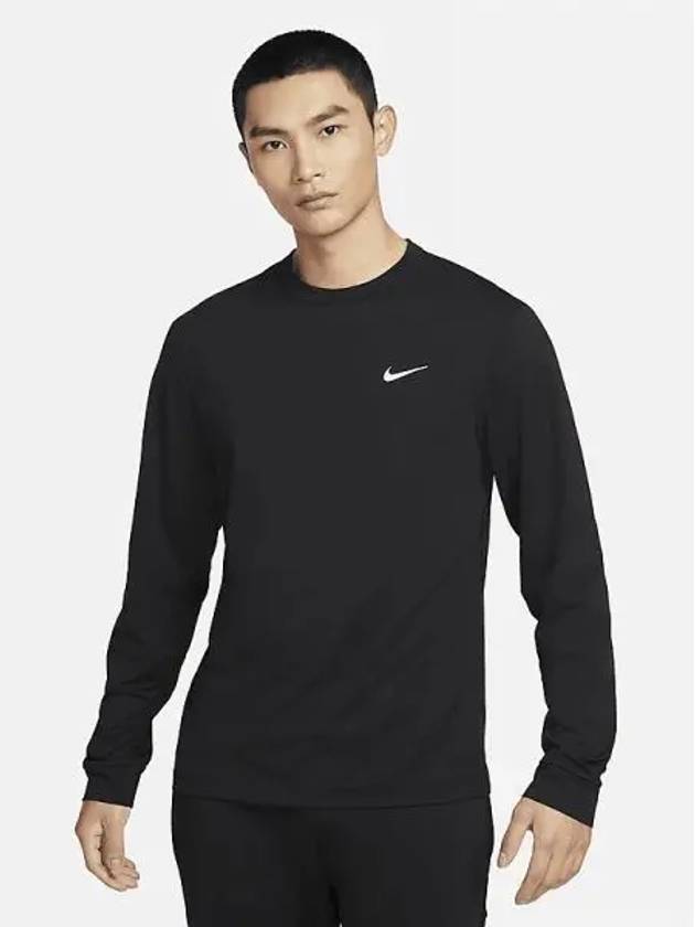 Dry Fit UV High Bus Men s Long Sleeve Fitness Top Black White FB8584 010 699166 - NIKE - BALAAN 1