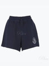 Women's Logo Print Track Shorts Navy - MONCLER - BALAAN 2