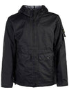 Membrana 3L TC Hooded Jacket Black - STONE ISLAND - BALAAN 2