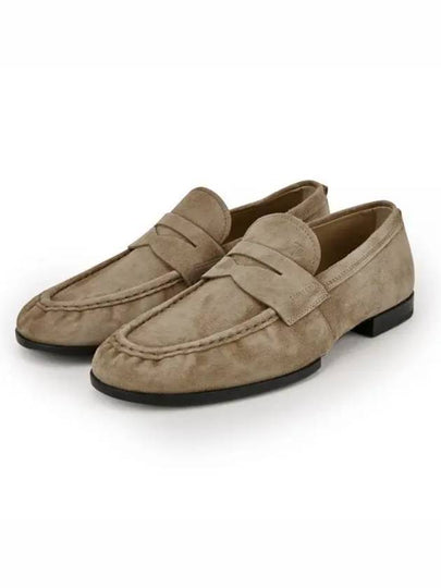 Men's Suede Loafer Brown - TOD'S - BALAAN 2