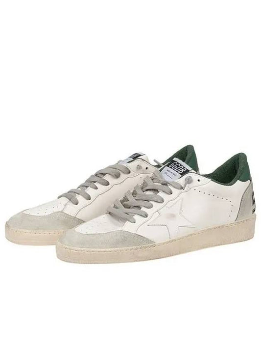 Ball Star Leather Low Top Sneakers White - GOLDEN GOOSE - BALAAN 2