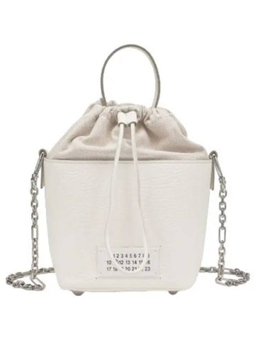 bucket bag white cross - MAISON MARGIELA - BALAAN 1