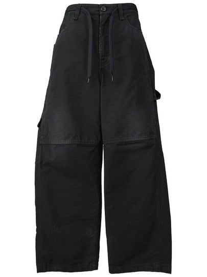 Cropped Cargo Straight Pants Black - BALENCIAGA - BALAAN 2