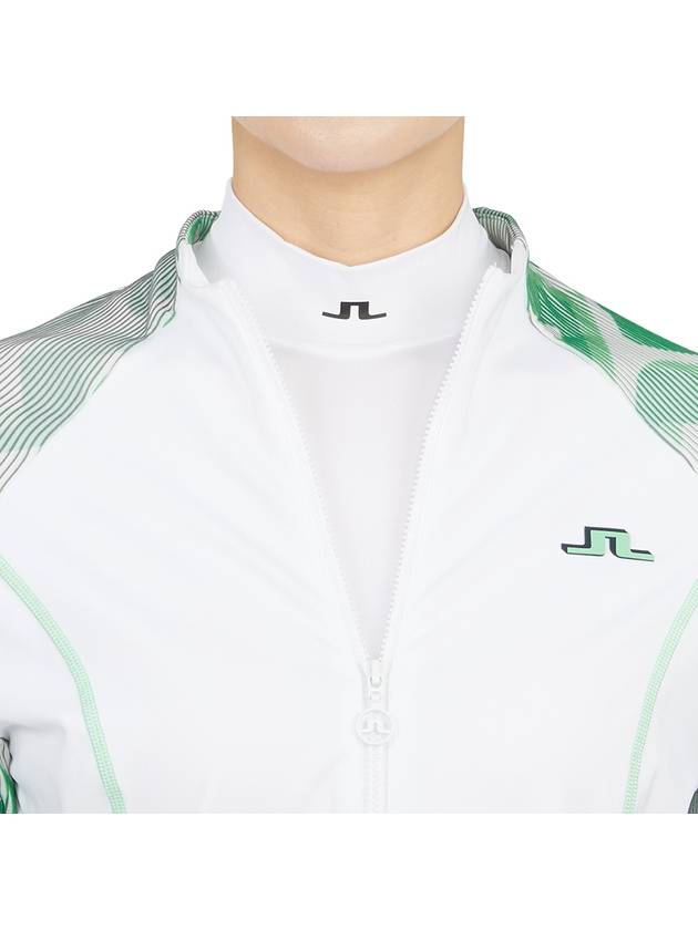 June 3D Sleeve Golf Zip up White GWJS06287 0000 - J.LINDEBERG - BALAAN 9