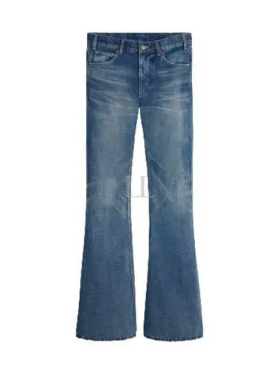 Macro Bootcut Jeans Dark Union Wash - CELINE - BALAAN 2