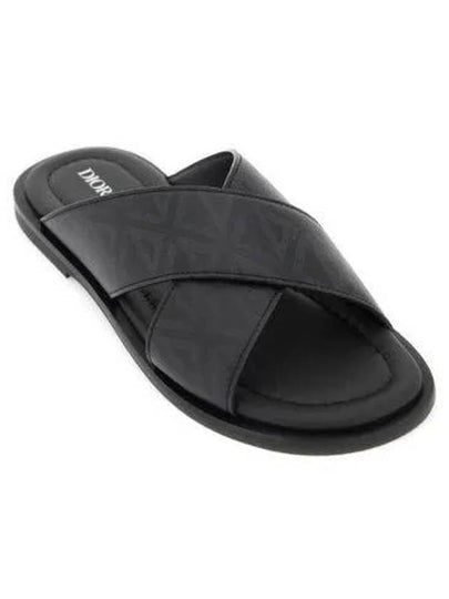 CD Diamond Alias Slipper Black - DIOR - BALAAN 2