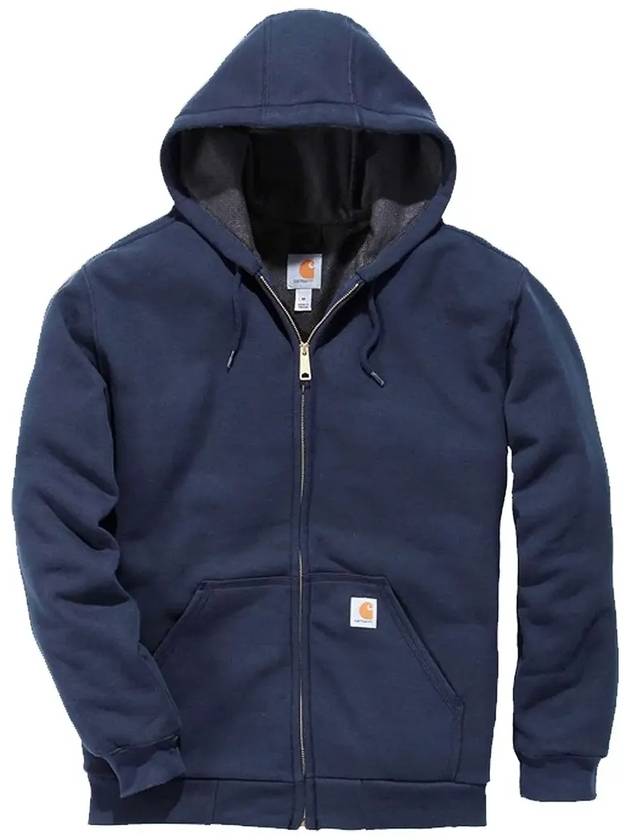 Thermal hood zip up new navy 100632 472 - CARHARTT - BALAAN 3