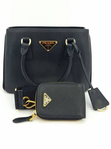 Saffiano Galleria Mini Shoulder Bag 1BA296 - PRADA - BALAAN 1