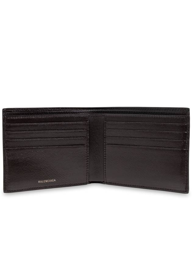 Balenciaga Leather Wallet With Logo, Men's, Brown - BALENCIAGA - BALAAN 2