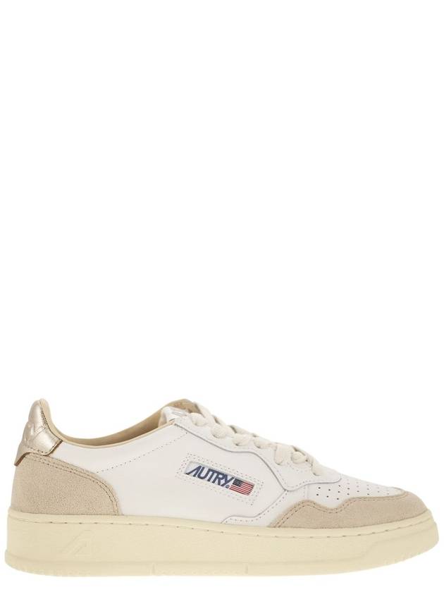 Medalist Leather Low-Top Sneakers Gold White - AUTRY - BALAAN 2