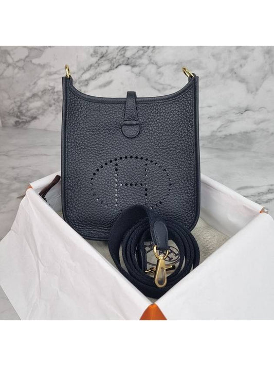 Evelyn 16 black gold women s mini shoulder bag - HERMES - BALAAN 2