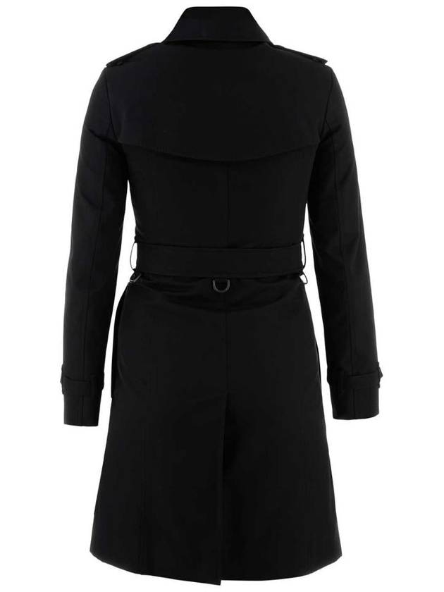 Chelsea Cotton Trench Coat Black - BURBERRY - BALAAN 3