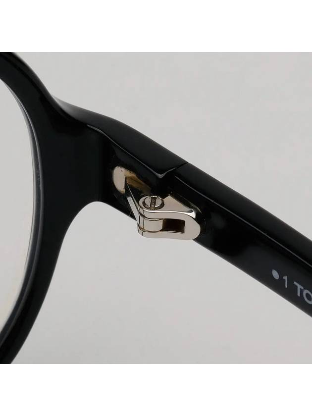 Blue Light Blocking Glasses Frame TF5012B 001 Black Round Boeing Fashion - TOM FORD - BALAAN 6