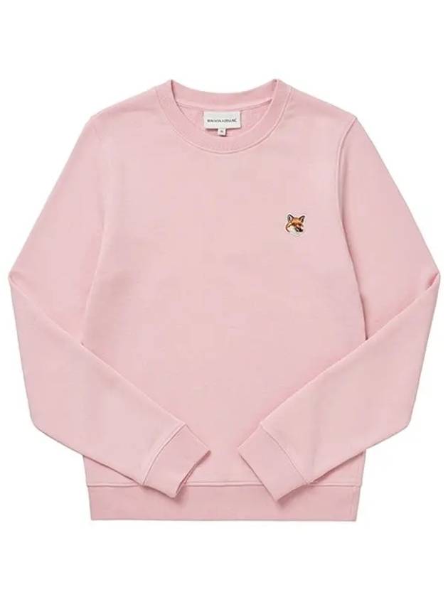 Fox Head Patch Regular Sweatshirt Pink - MAISON KITSUNE - BALAAN 2