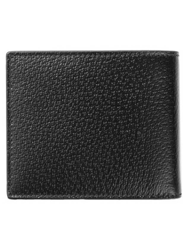 GG Marmont Leather Half Wallet Black - GUCCI - BALAAN 3