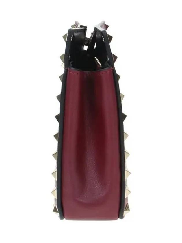 Rockstud Chain Clutch Shoulder Bag Red - VALENTINO - BALAAN 4