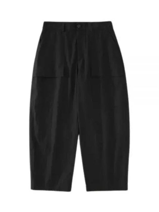 24 HOWSE PATCH POCKET PANT BLACK 1141 pants - STUDIO NICHOLSON - BALAAN 1