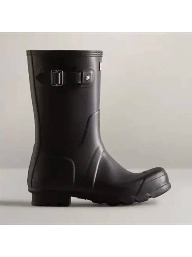 Men's Original Short Rain Boots Black - HUNTER - BALAAN 3